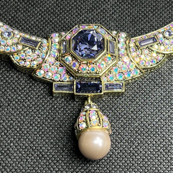 Heidi Daus "Lavish Layers" 6 PIECE SET Necklace, 3 Bracelet, Earrings, Ring - Picture 4 of 16